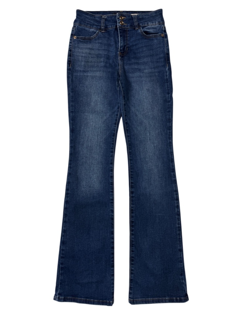 {BCBGeneration} "Mid Rise Bootcut" Blue Boot Cut Jeans WJ450-43